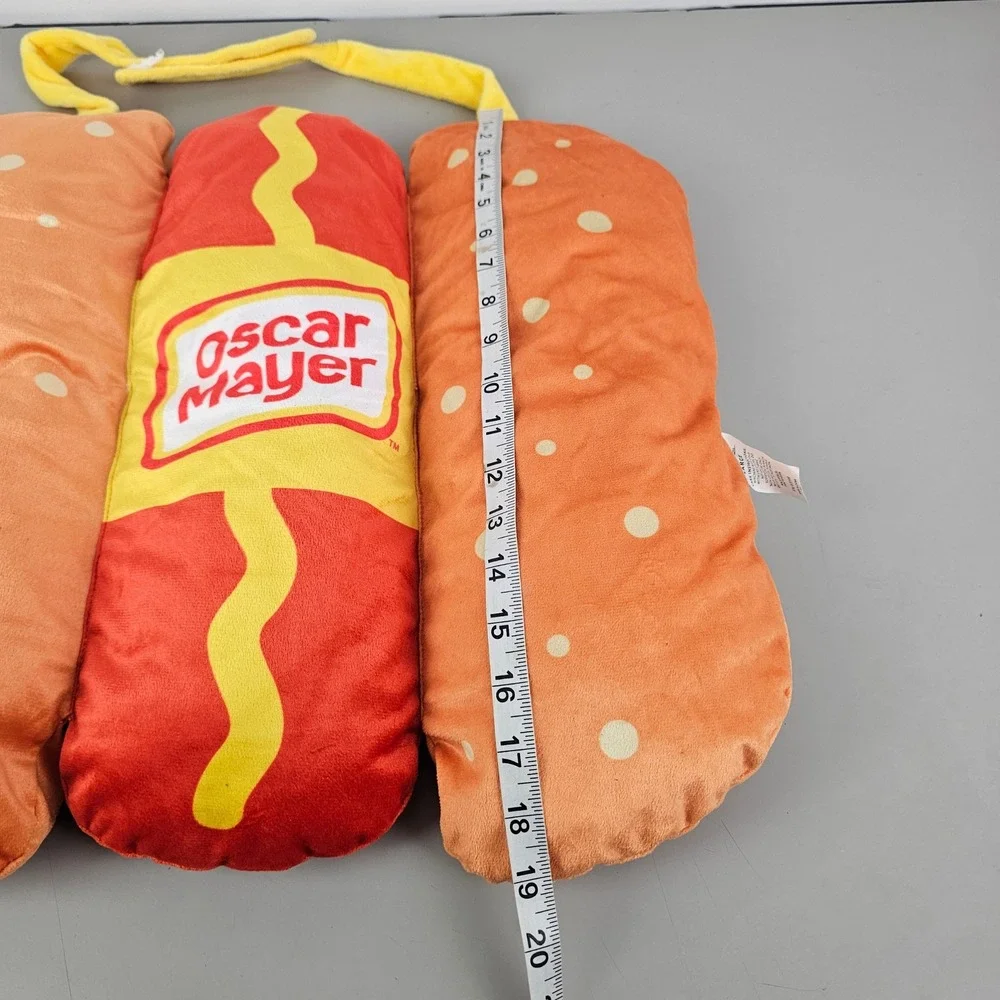 Oscar Mayer Wienermobile Hot Dog Pet Costume Large Plush Food Dog Outfit